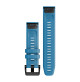 QuickFit® 22 Watch Bands - Cirrus Blue with Black Stainless Steel Hardware -  010-13111-30 - Garmin